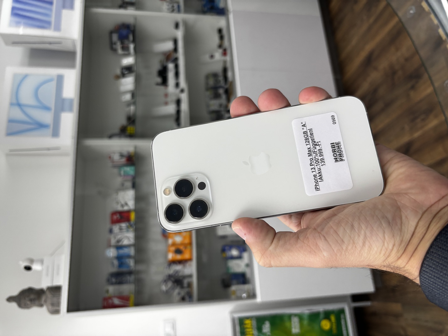 iPhone 13 Pro Max 128 GB, Újszerű állapot – a konkrét eladó készülék fotója