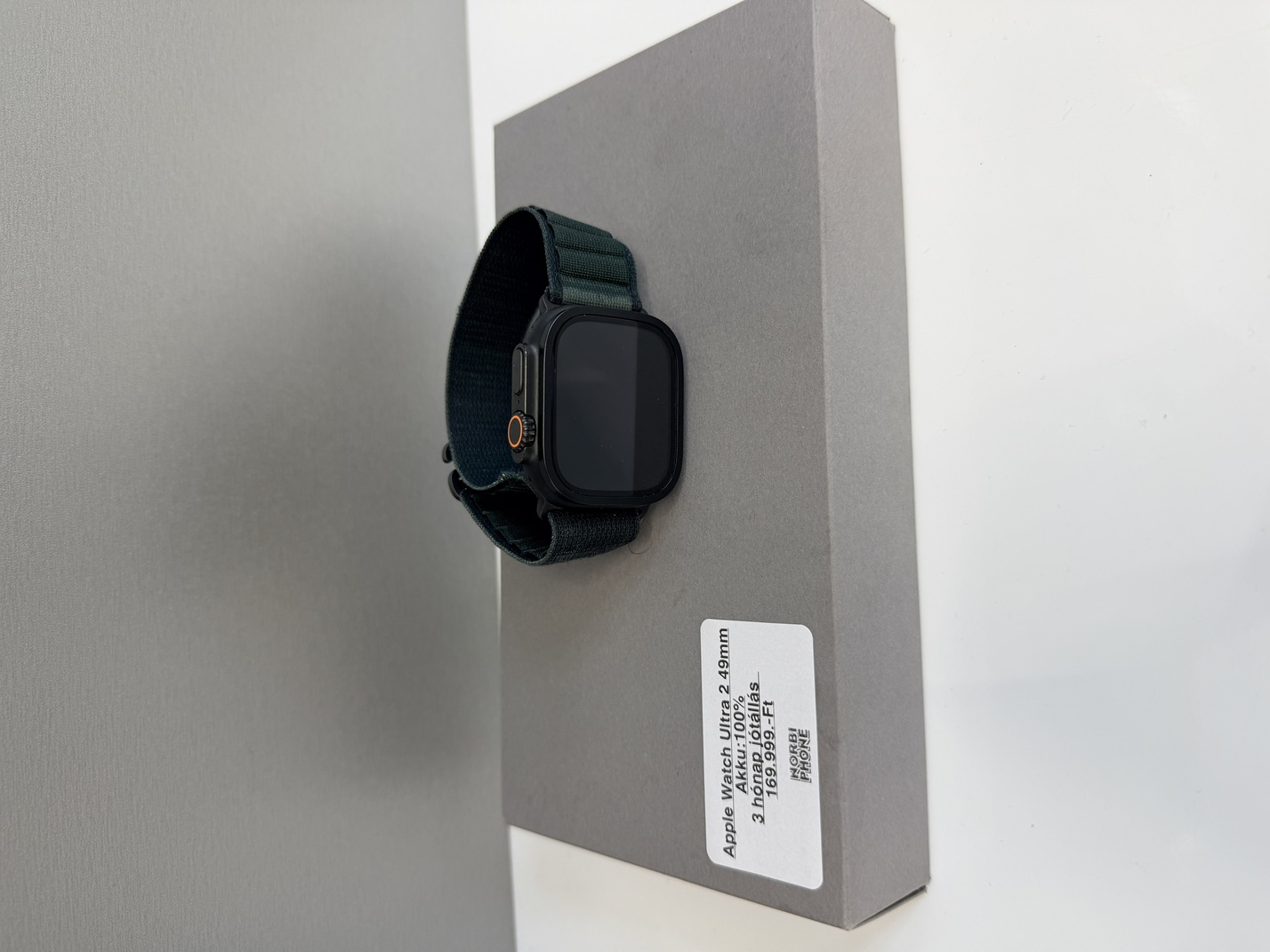 Apple Watch Ultra 2 49mm Fekete, Újszerű állapot – a konkrét eladó készülék fotója