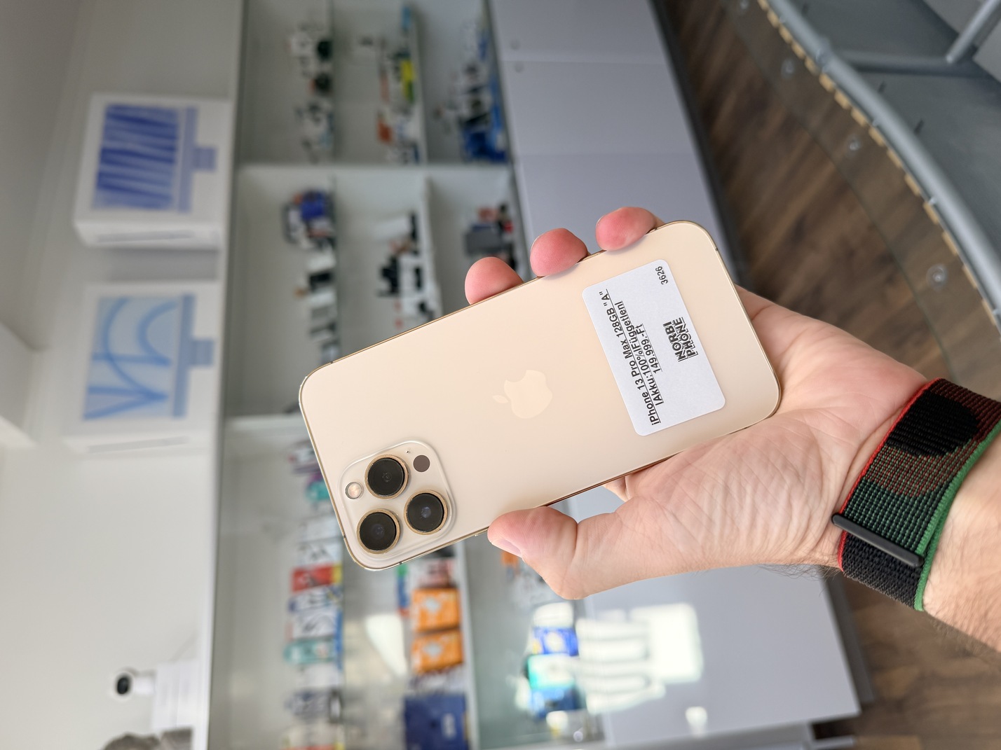 iPhone 13 Pro Max 128 GB, Újszerű állapot – a konkrét eladó készülék fotója