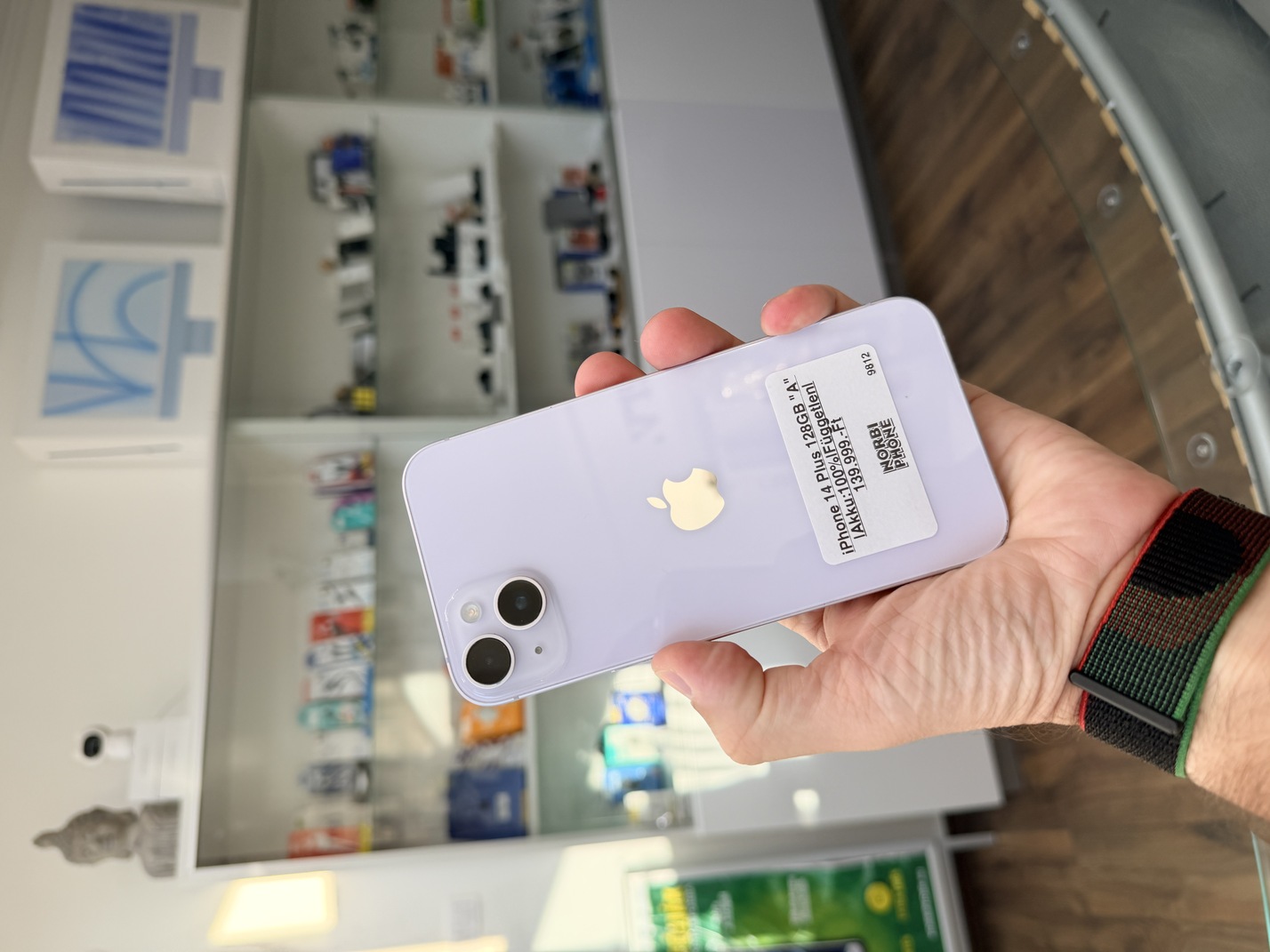 iPhone 14 Plus 128 GB, Újszerű állapot – a konkrét eladó készülék fotója