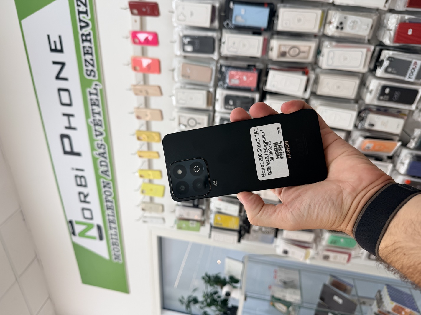 Honor 200 Smart 256/4 GB, Újszerű állapot – a konkrét eladó készülék fotója