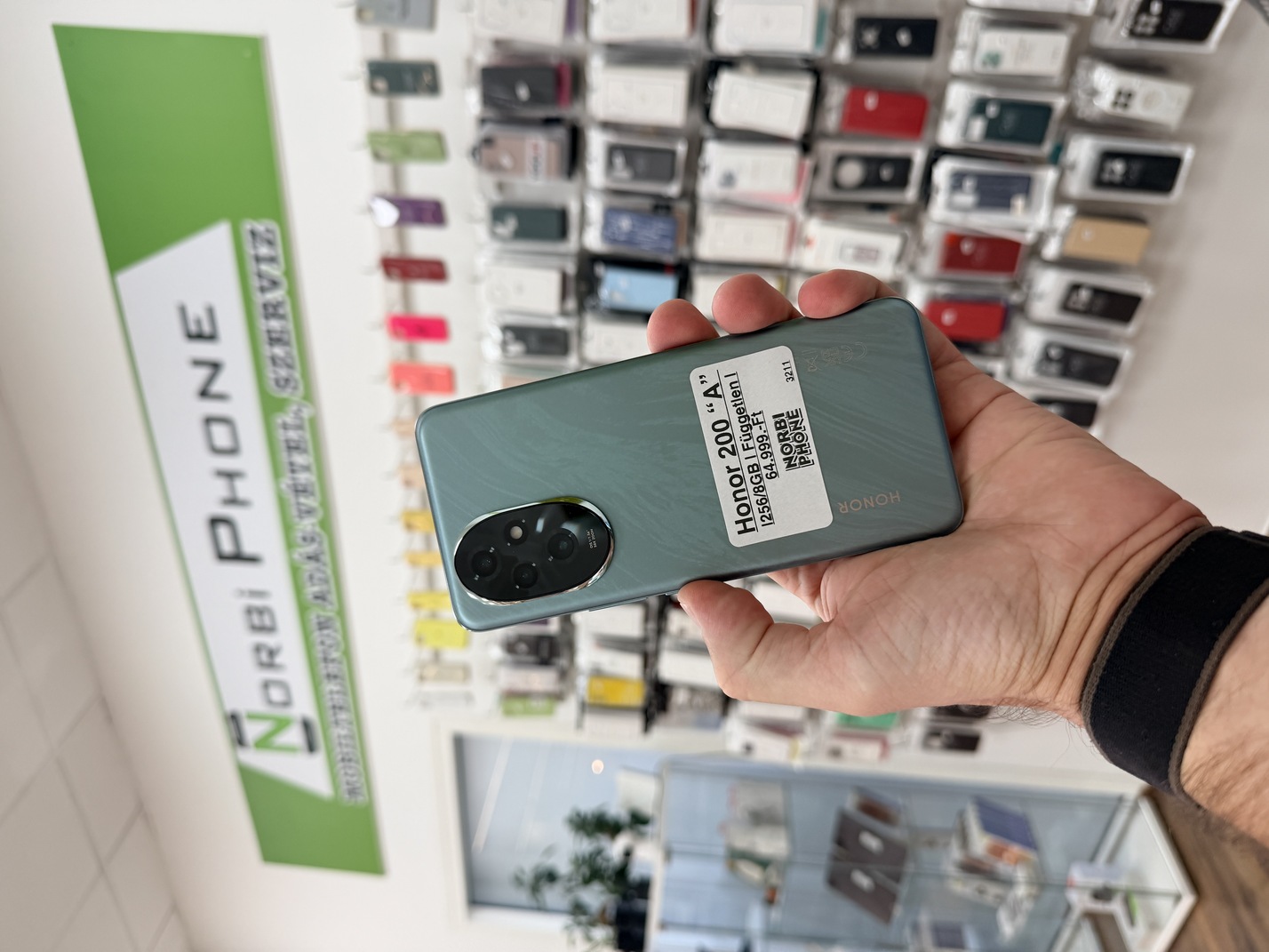 Honor 200 256/8 GB, Újszerű állapot – a konkrét eladó készülék fotója