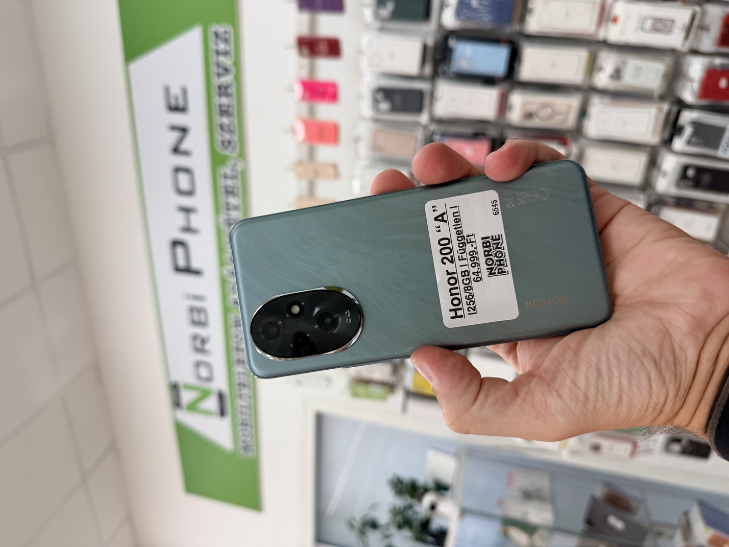 Honor 200 256/8 GB, Újszerű állapot – a konkrét eladó készülék fotója