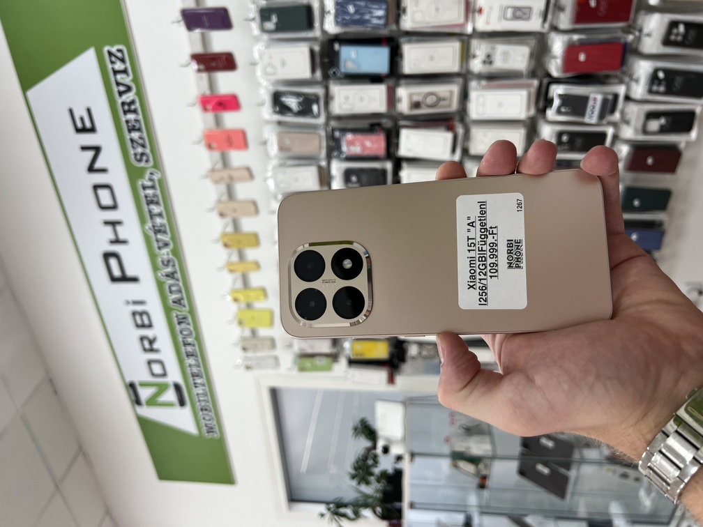 Xiaomi 15T 12/256 GB, Újszerű állapot – a konkrét eladó készülék fotója