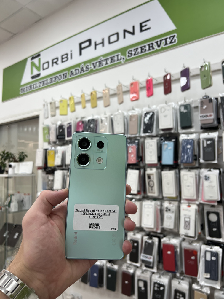 Xiaomi Redmi Note 13 5G 8/256 GB, Újszerű állapot – a konkrét eladó készülék fotója
