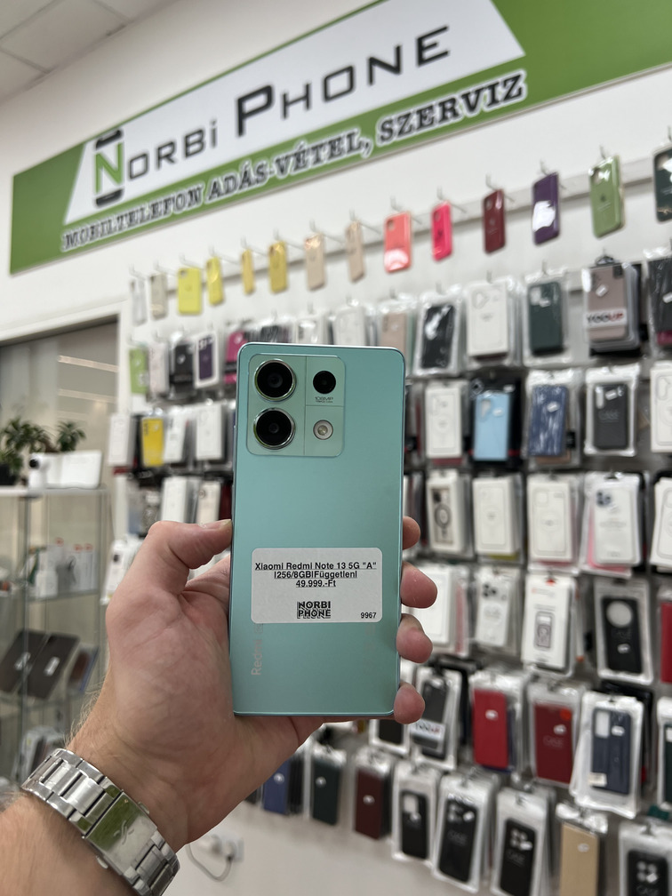 Xiaomi Redmi Note 13 5G 8/256 GB, Újszerű állapot – a konkrét eladó készülék fotója