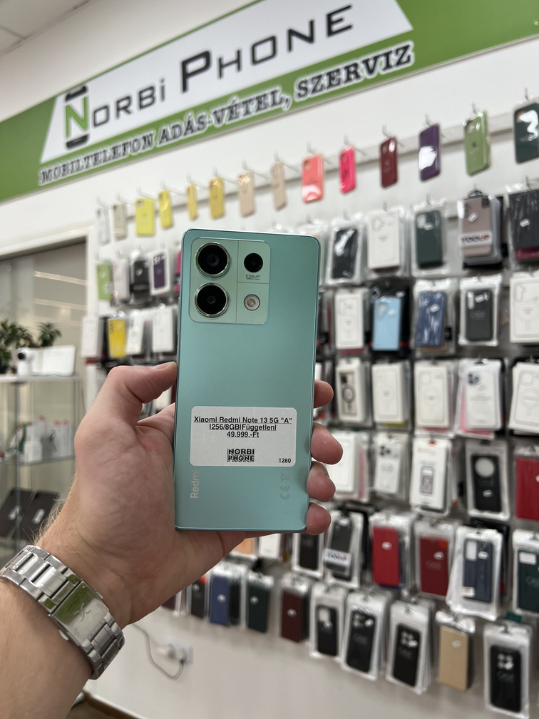 Xiaomi Redmi Note 13 5G 8/256 GB, Újszerű állapot – a konkrét eladó készülék fotója