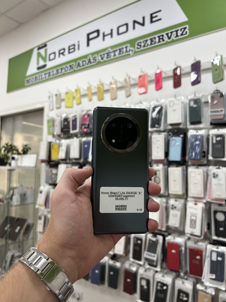 Honor Magic7 Lite 256/8 GB, Újszerű állapot – a konkrét eladó készülék fotója