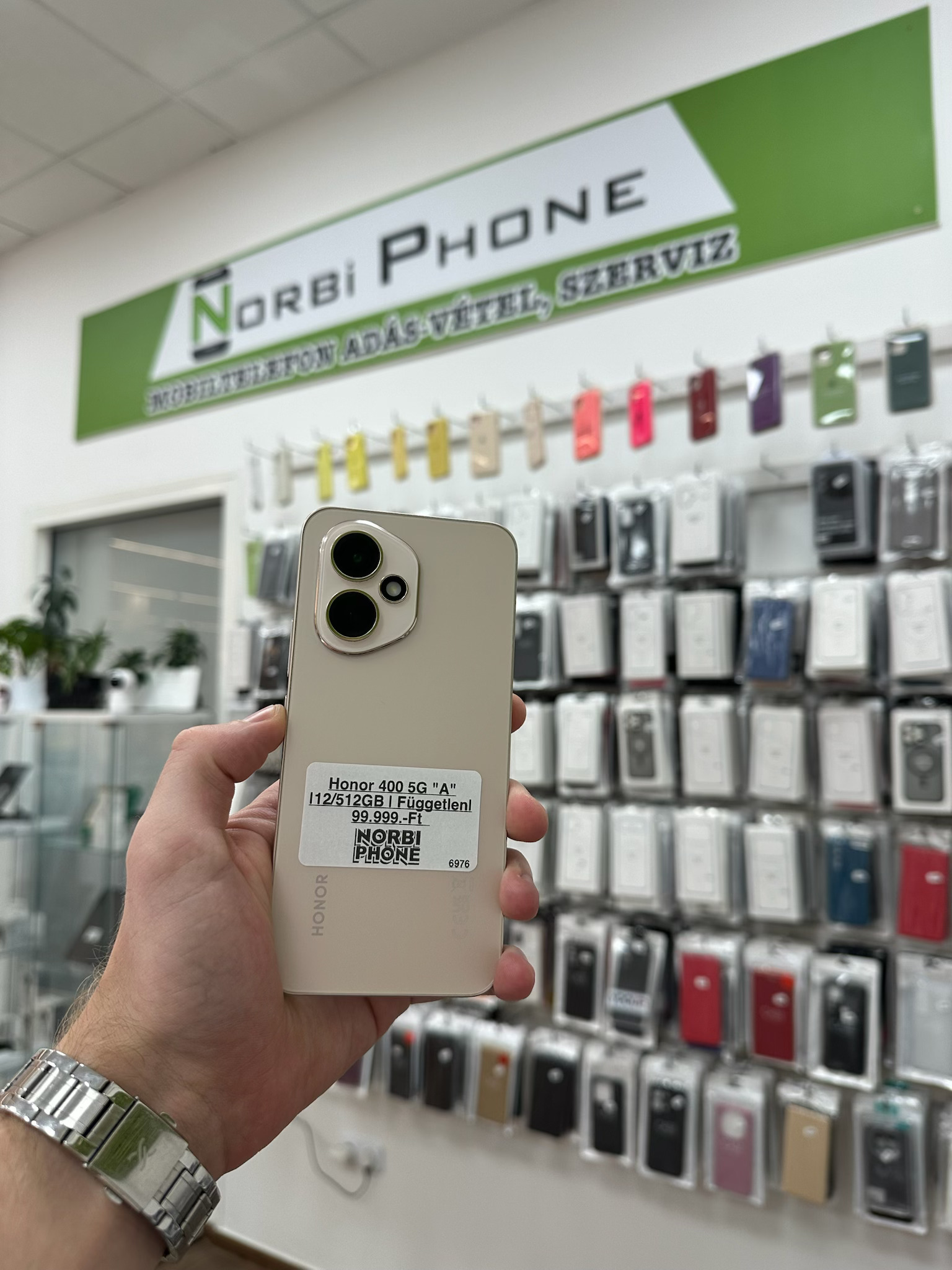 Honor 400 5G 512/8 GB, Újszerű állapot – a konkrét eladó készülék fotója